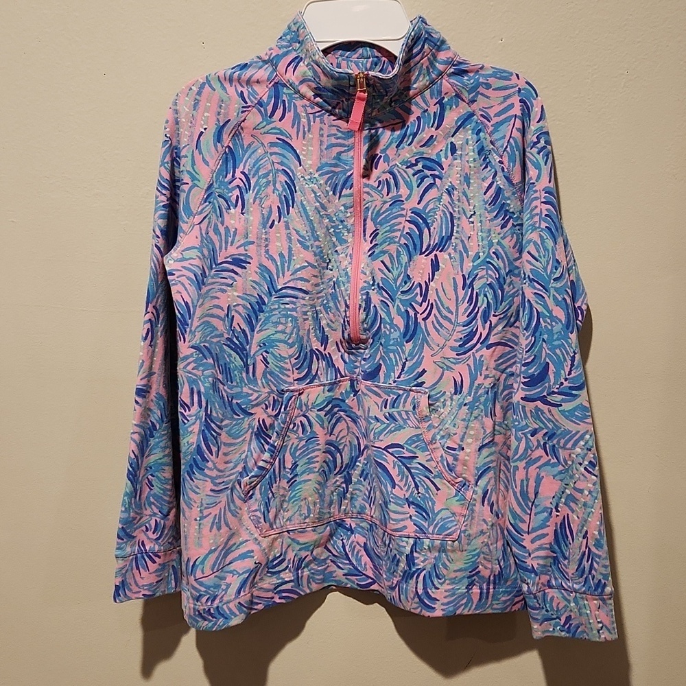 ❤️ LILLY PULITZER HALF ZIP PULLOVER, XL GIRLS (12-14)